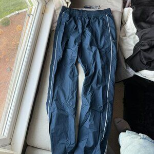 Navy blue Nike parachute pants